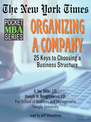 cover image of Organizing a Company